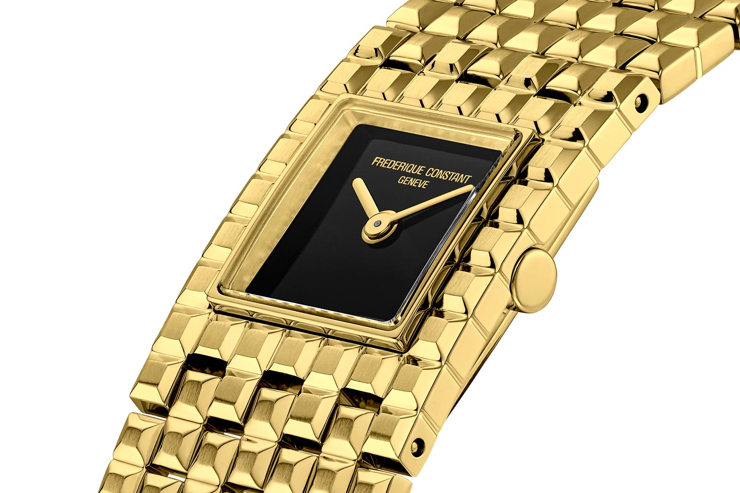 FREDERIQUE CONSTANT CLASSICS MANCHETTE GOLD PLATED 