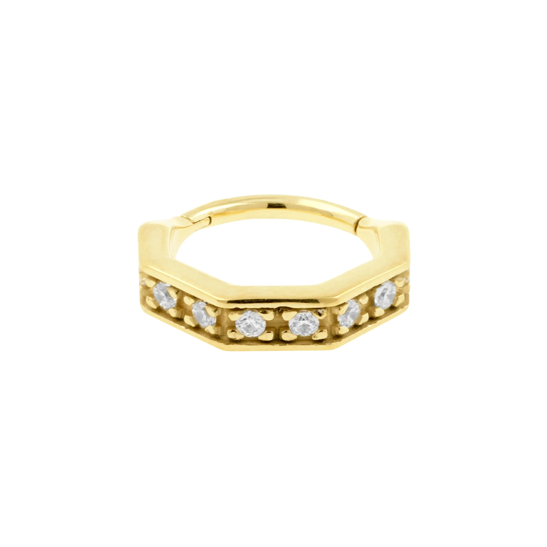 8mm  clickring edelstaal