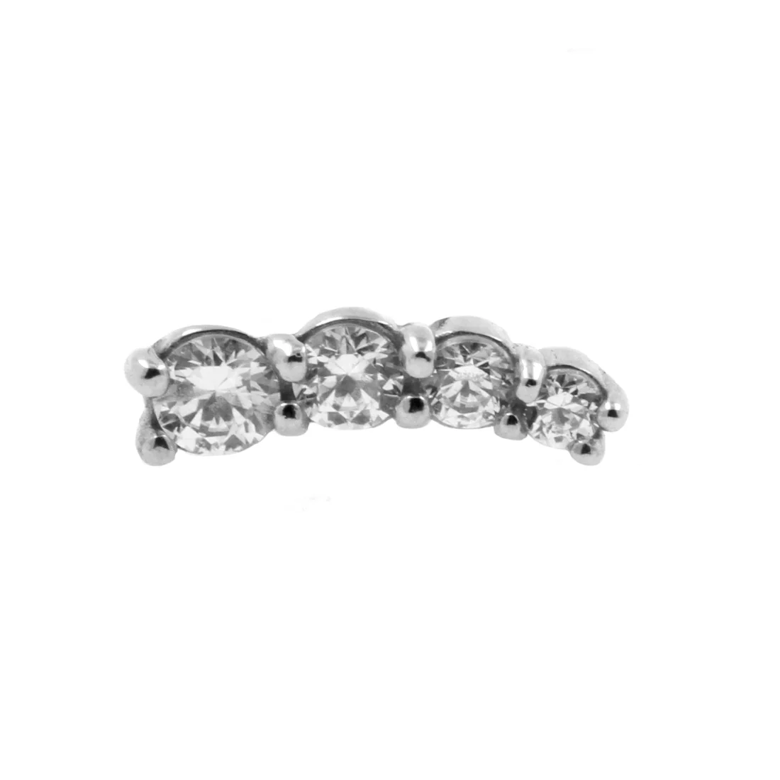 Deze sierlijke piercing kan stijlvol worden gedragen voor de helix. 