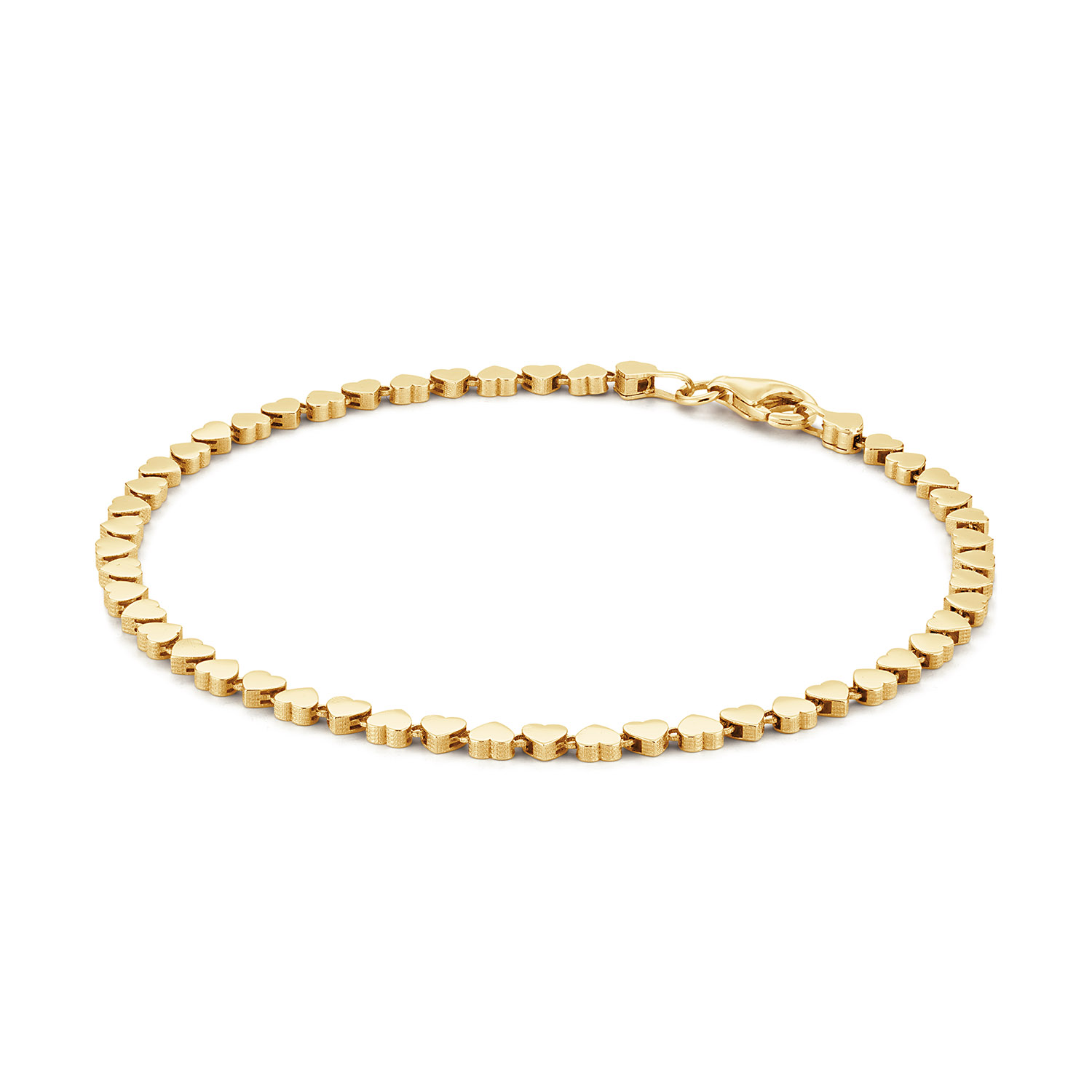 Een elegante 14k gouden armband met een verfijnde hartjes structuur. &Eacute;&eacute;n van mijn favorieten uit deze collectie! De subtiele glans maken dit een veelzijdige musthave die moeiteloos elke look verrijkt.

Cape Town Chronicles
Ontdek Cape Town Chronicles, een 14 karaat gouden sieradencollectie die de ruige schoonheid en warme energie van Kaapstad tot leven brengt. Van de imposante Tafelberg tot het iconische Lion&rsquo;s Head, van de speelse pingu&iuml;ns op Boulders Beach tot het indrukwekkende Kaap de Goede Hoop. Elke plek heeft mij ge&iuml;nspireerd bij het ontwerpen van deze unieke collectie.

Het merk
Jackie is h&eacute;t 14 karaat gouden on trend sieradenmerk. De collecties zijn ge&iuml;nspireerd op de reizen die ik maak, van stedentrips tot exotische oorden. Elk gouden sieraad is helemaal van nu, handgemaakt door Europese goudsmeden en vervaardigd van overwegend gerecycled goud met echte edelstenen en zoetwaterparels. Elke collectie is dan ook met veel liefde en passie samengesteld. Mijn Jackie sieraden zijn de perfecte finishing touch voor iedere outfit!

Specificaties
- Bracelet
- Materiaal: 14 Karaat - Geelgoud - 585
- Hart
- 18cm