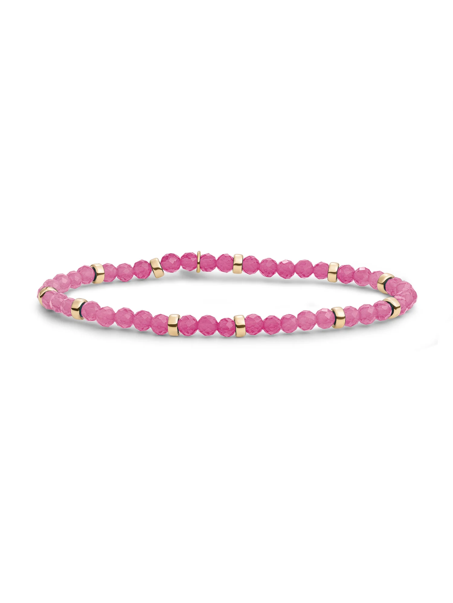 Roundel Interstellar Armband Candy Jade. Dit ontwerp viert kleur en ritme in een verfijnde, afgeronde compositie die nooit zwaar oogt. Candy Jade vangt het licht levendig en geeft je pols een frisse gloed, terwijl de ronde elementen een rustig tempo cre&euml;ren dat stapelen eenvoudig maakt.