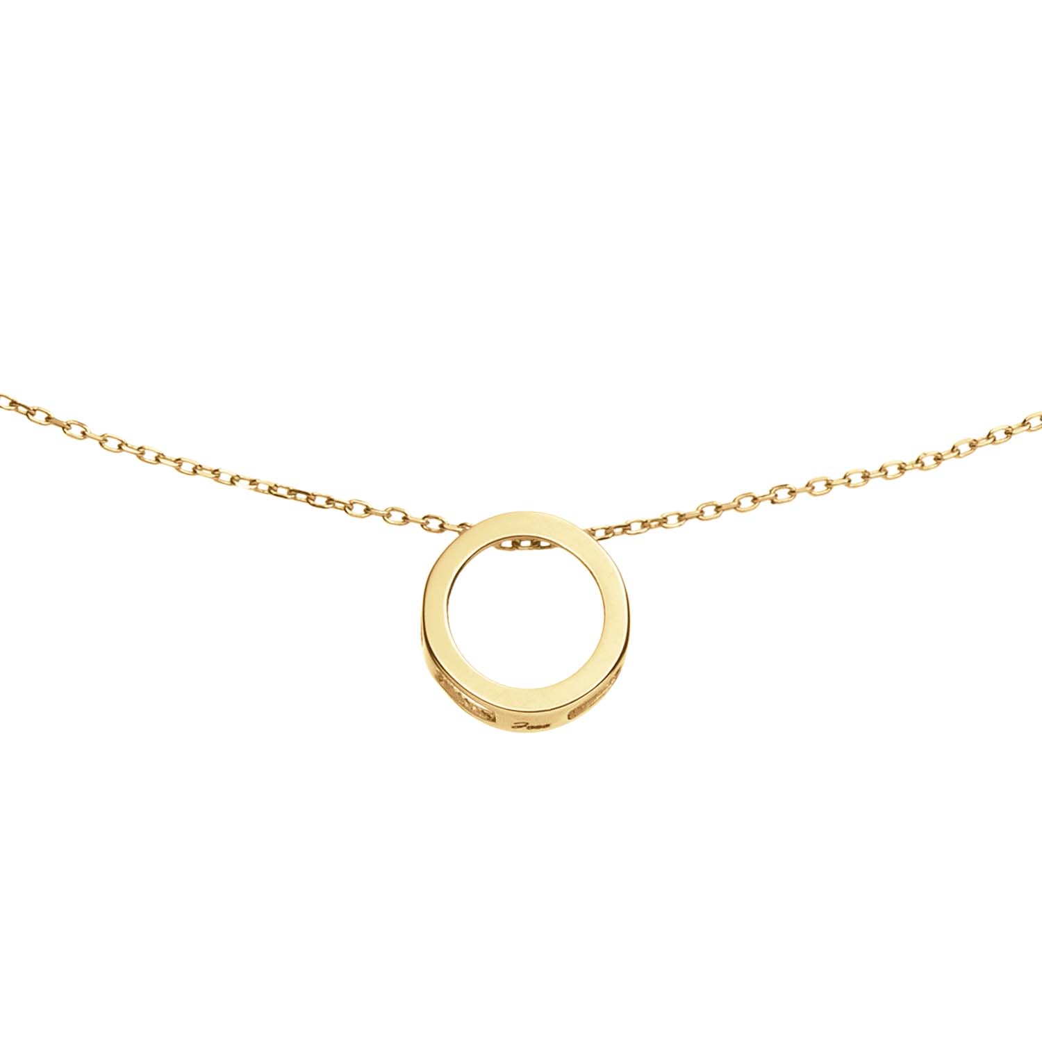 Op zoek naar een sieraad met een unieke, dynamische uitstraling? De Jackie Girare 14 karaat gouden ketting is ge&iuml;nspireerd op beweging en elegantie ("Girare" betekent draaien in het Italiaans). Dit stijlvolle collier is voorzien van een verfijnde, licht getwiste ronde hanger die het licht vanuit elke hoek prachtig opvangt.

Deze 14k geelgouden Girare ketting combineert Italiaans design met tijdloze klasse. Draag hem solo als subtiele eyecatcher bij je dagelijkse outfit of combineer hem met andere gouden kettinkjes voor de perfecte gelaagde look. Gemaakt van hoogwaardig 14 karaat geelgoud (585) voor een blijvende, warme glans.