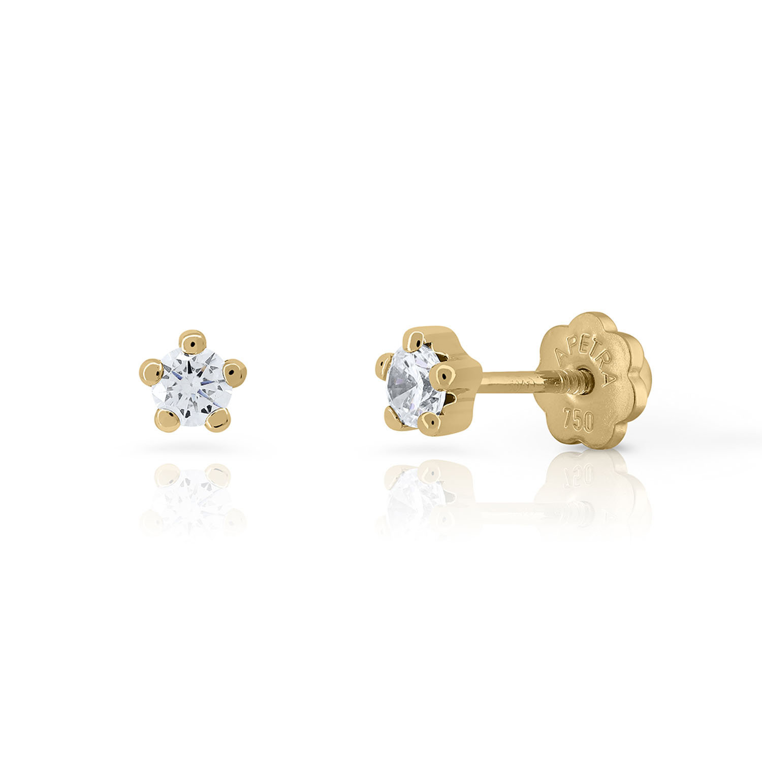 Dit zijn oorsieraden van het merk Lapetra 5 PRONG
