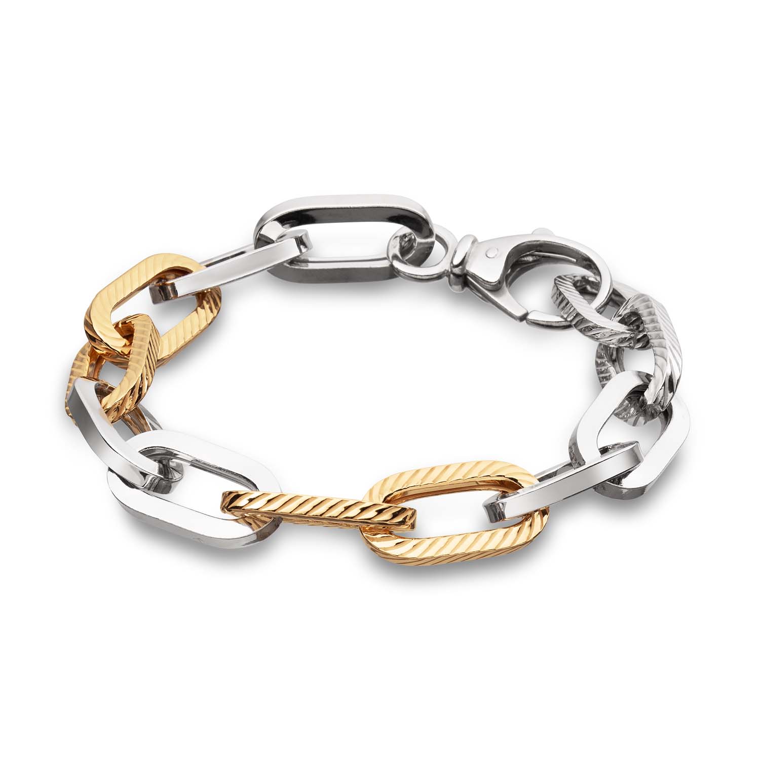 Dit is een damesarmband van het merk GLOW uit de serie Chunky Chic