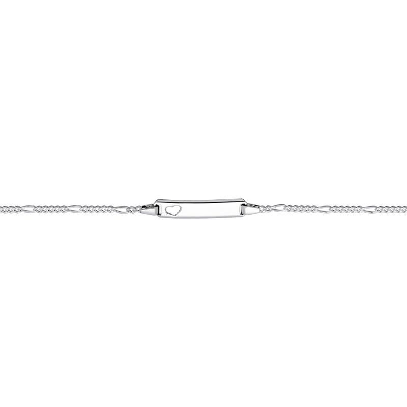 De Lilly 104.0718.14 plaatarmband is een elegante zilver gekleurde armband van 140 mm, met een breedte van 5,0 mm en een gewicht van 2,17 gram. 