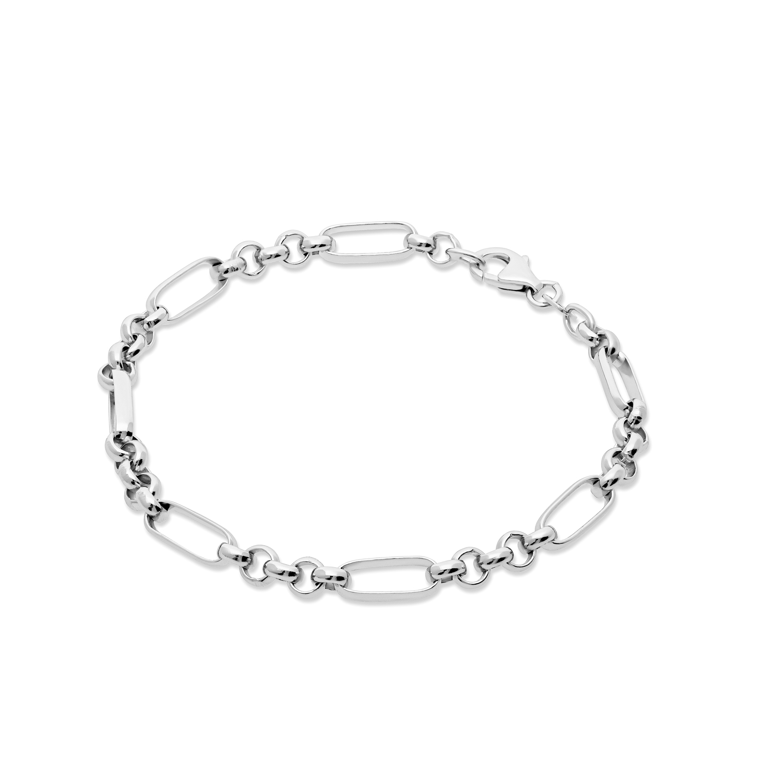 GLOW - 104.1410.19 - Schakelarmband - Zilver