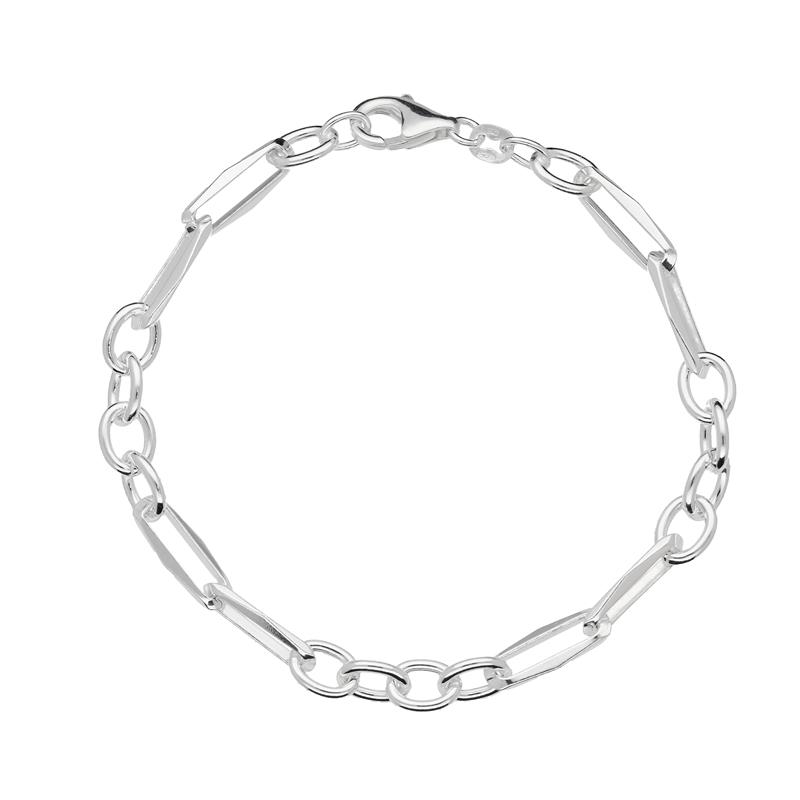 GLOW - 104.1832.20 - Schakelarmband - Zilver