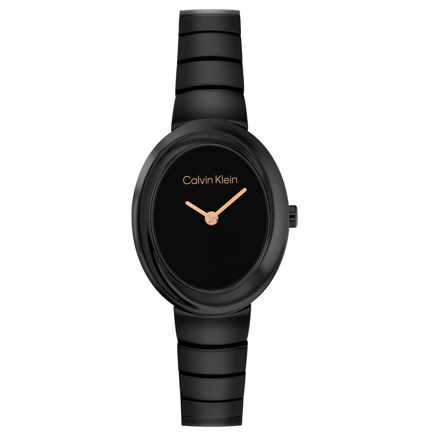 Calvin Klein CK25100150 Dames Horloge 24mm
Dit Calvin Klein dameshorloge met nr CK25100150 heeft een chique uiterlijk. Het stalen zwarte horloge heeft een ovale kast met een zwarte sunray wijzerplaat met fijne wijzers, dit geeft een stijlvolle look. Het horloge heeft een stalen schakelband, mineraalglas, een doorsnee van 24mm en is 3ATM.

OVER CALVIN KLEIN
Calvin Klein is een wereldwijd lifestylemerk dat gewaagde, vooruitstrevende idealen en een verleidelijke, vaak minimalistische, esthetiek nastreeft. Calvin Klein werd groot in de jaren 70 door haar mode- en merkjeans collecties. In de jaren 80 lanceerde Calvin Klein haar spraakmakende ondergoed dat uitdrukkelijk van logo &rsquo;s voorzien was. Vanwege het grote succes is het merk ook succesvol uitgerold in Accessoires, Parfums, Home, Brillen, Golf, Horloges en Sieraden.
Sinds de oprichting in 1968 door Calvin Klein, heeft het merk haar reputatie opgebouwd als leider in de Amerikaanse mode, dankzij een cleane esthetiek en innovatieve ontwerpen. Calvin Klein wil haar publiek verleiden en inspireren door middel van provocerende beelden en opvallende ontwerpen die prikkelen. 

SPECIFICATIES:
- Mineraalglas
- Stalen kast
- Zwarte wijzerplaat 
- Stalen zwarte band
- Ovale kastvorm, &Oslash; 24mm
- 3ATM