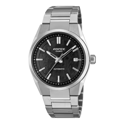 CASIO EDIFICE presenteert een EFK-110D horloge, de favoriet van de sportwagenliefhebber. Deze automatische schoonheid met drie wijzers brengt verfijnde, geraffineerde stijl om je pols.