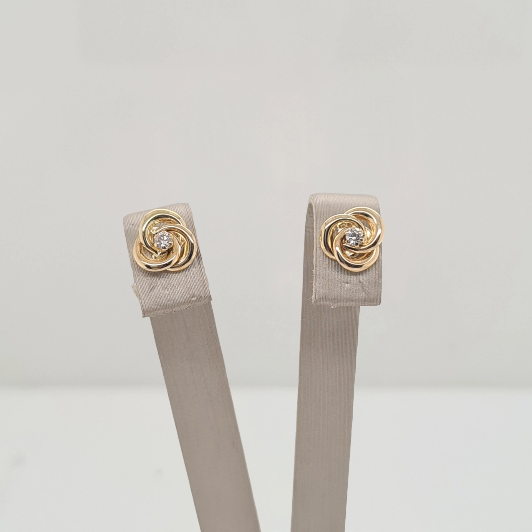 14krt gouden oorsieraden met zirkonia