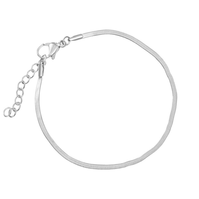 De iXXXi Armband &lsquo;Sleek&rsquo; is gemaakt van stainless steel. De armband bestaat uit een gladde, platte schakel en is een mooie, minimalistische toevoeging aan je sieradencollectie.

