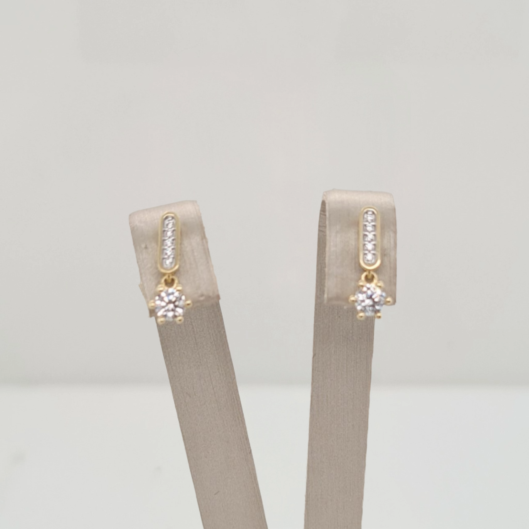 14krt gouden oorsieraden met zirkonia