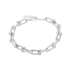 De iXXXi armband Dusk is gemaakt van stainless steel. De armband bestaat uit opvallende schakels, elke schakel is voorzien van een bolvormig accent, wat de armband een stoer en modern karakter geeft.