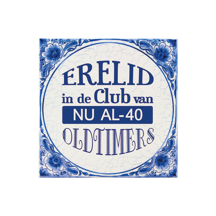 De Delfts blauwe tegeltjes zijn namelijk voorzien van grappige teksten of quotes, wat het een stuk persoonlijker maakt. De tegels Delfts blauw zijn gemaakt van keramiek en hebben een afmeting van 15 x 15 centimeter. 
