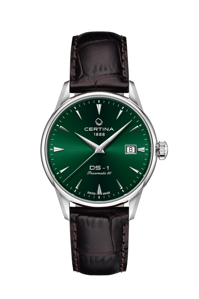 DS-1 C0292071609100
Tijdloze elegantie ontmoet Zwitserse precisie met de Certina DS-1 38 mm. Ontworpen voor horlogeliefhebbers die op zoek zijn naar een verfijnd en veelzijdig horloge, wordt dit uniseksmodel aangedreven door een hoogwaardig automatisch mechanisme met een verlengde gangreserve. Het strakke design wordt aangevuld met een subtiel datumvenster, ideaal voor dagelijks gebruik. Getrouw aan Certina&rsquo;s normen van uitmuntendheid, combineert het betrouwbaarheid met verfijning. Een model vervaardigd voor degenen die de balans tussen moderniteit en traditie waarderen, in een stijl die zowel gedurfd als tijdloos is.