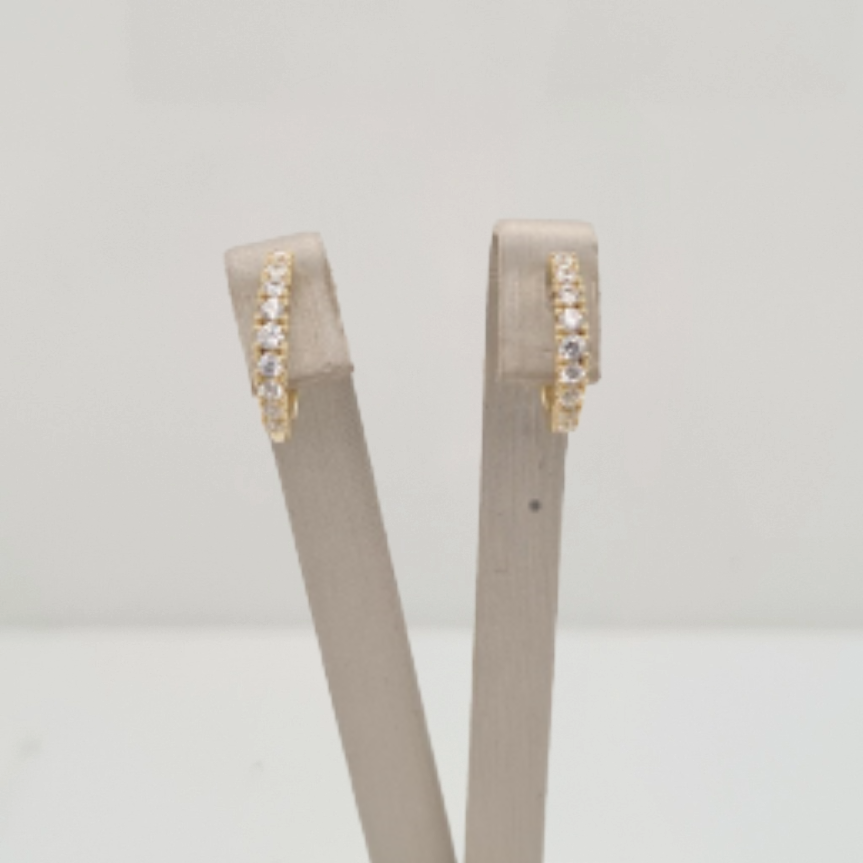 14krt gouden oorsieraden met zirkonia