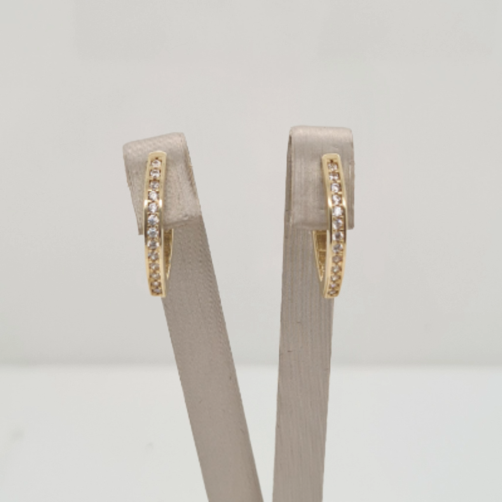 14krt gouden oorsieraden met zirkonia