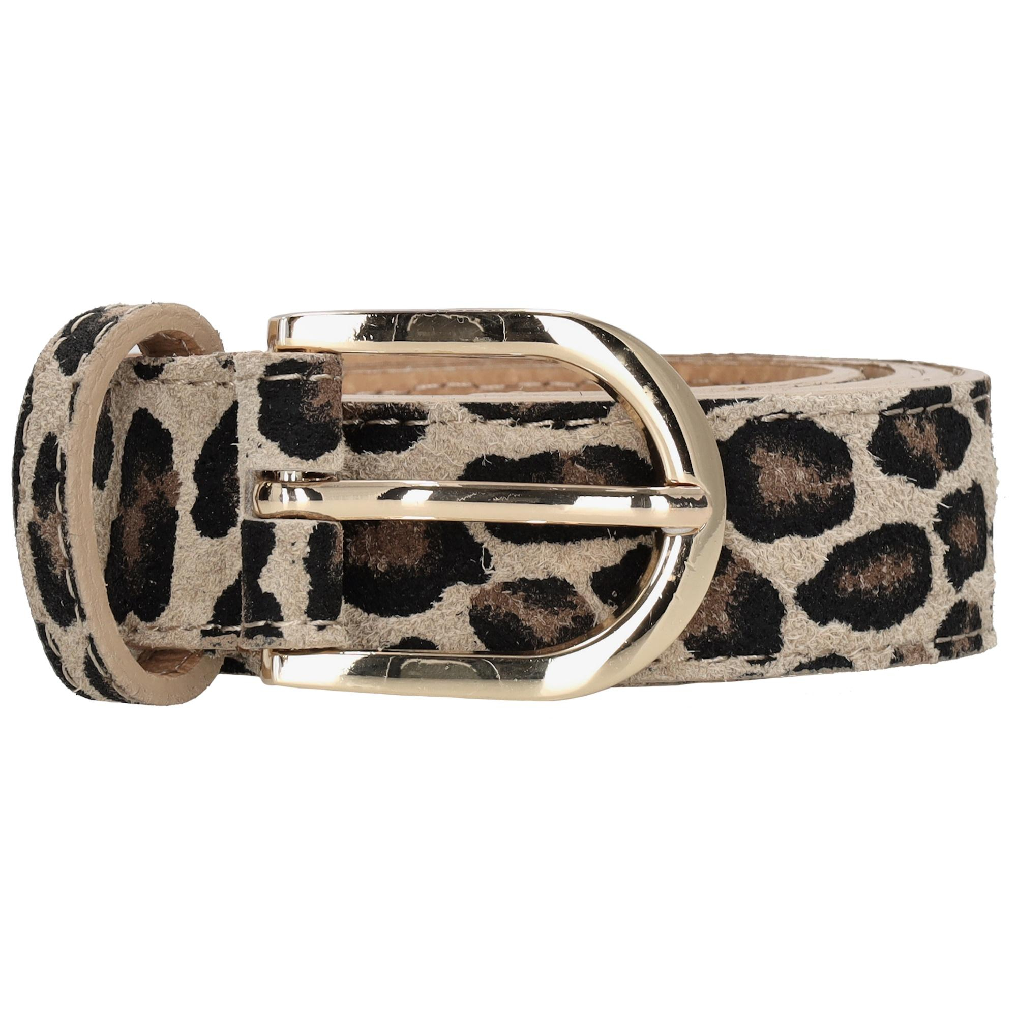 De Charm London Milaan Riem - 094 Luipaard Beige 100cm, modelnummer 23959094100, is een stijlvolle accessoire voor uw outfit. Met zijn trendy luipaardprint is deze broeksriem een perfecte match voor casual en chique looks. Combineer het met een effen broek of rok om de riem te laten opvallen en je outfit een modieuze touch te geven.