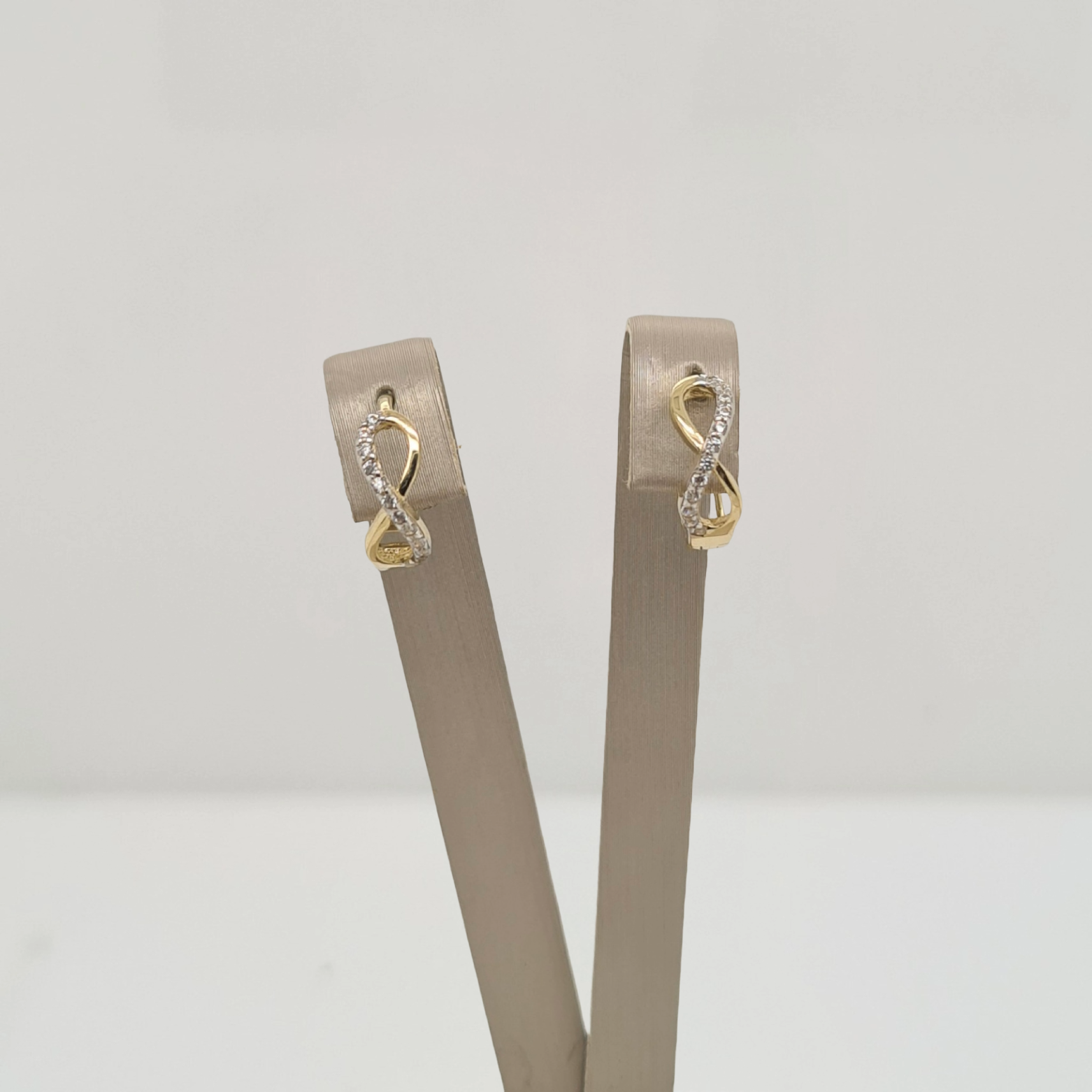 14KRT Gouden Oorsieraden Met Zirkonia