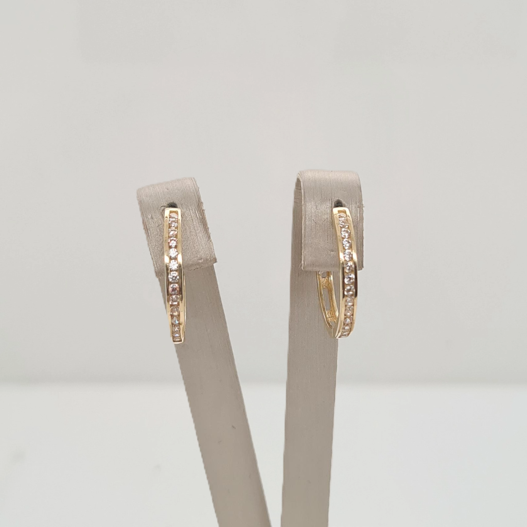 14krt gouden oorsieraden met zirkonia