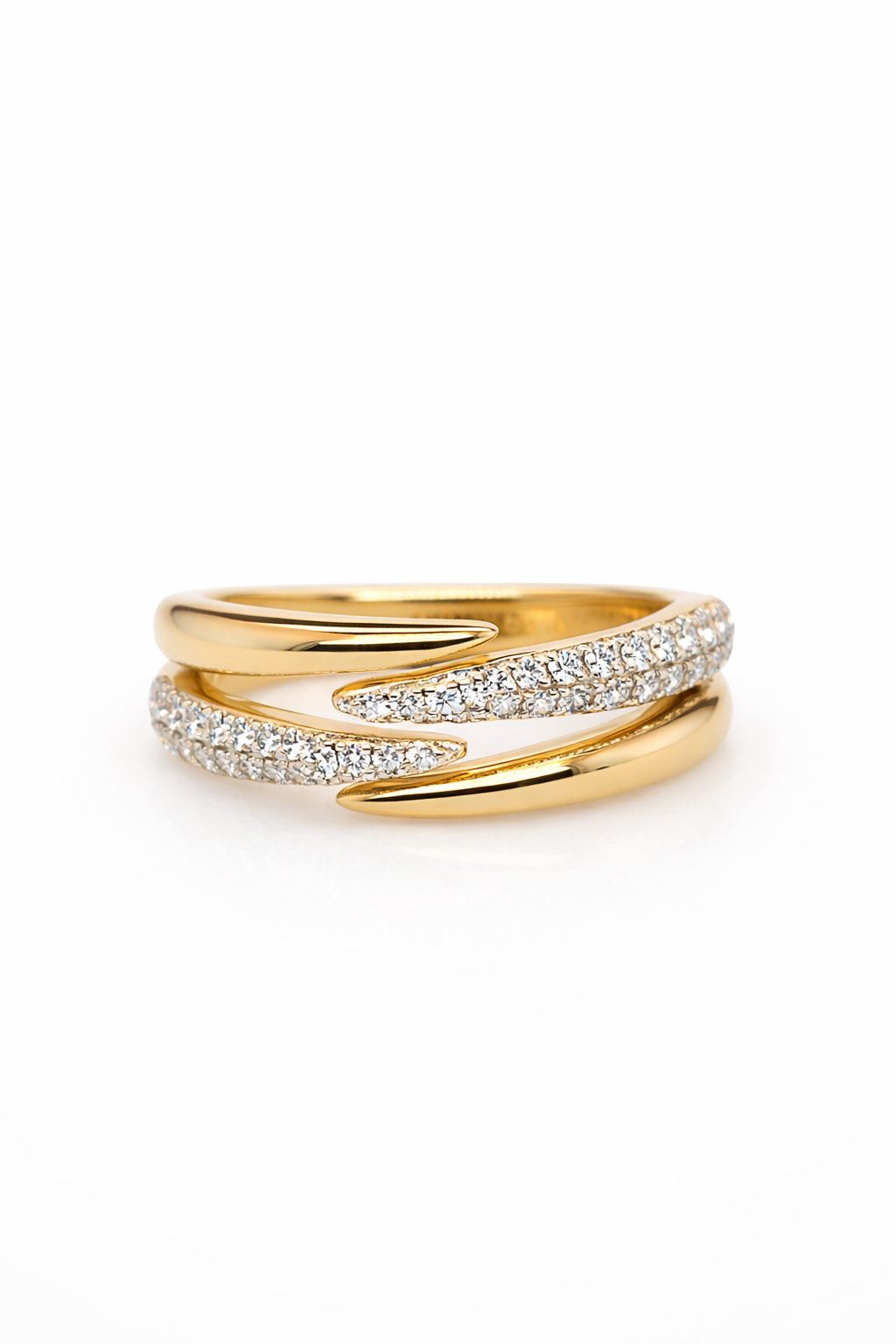 Ring goud 18kt met diamanten