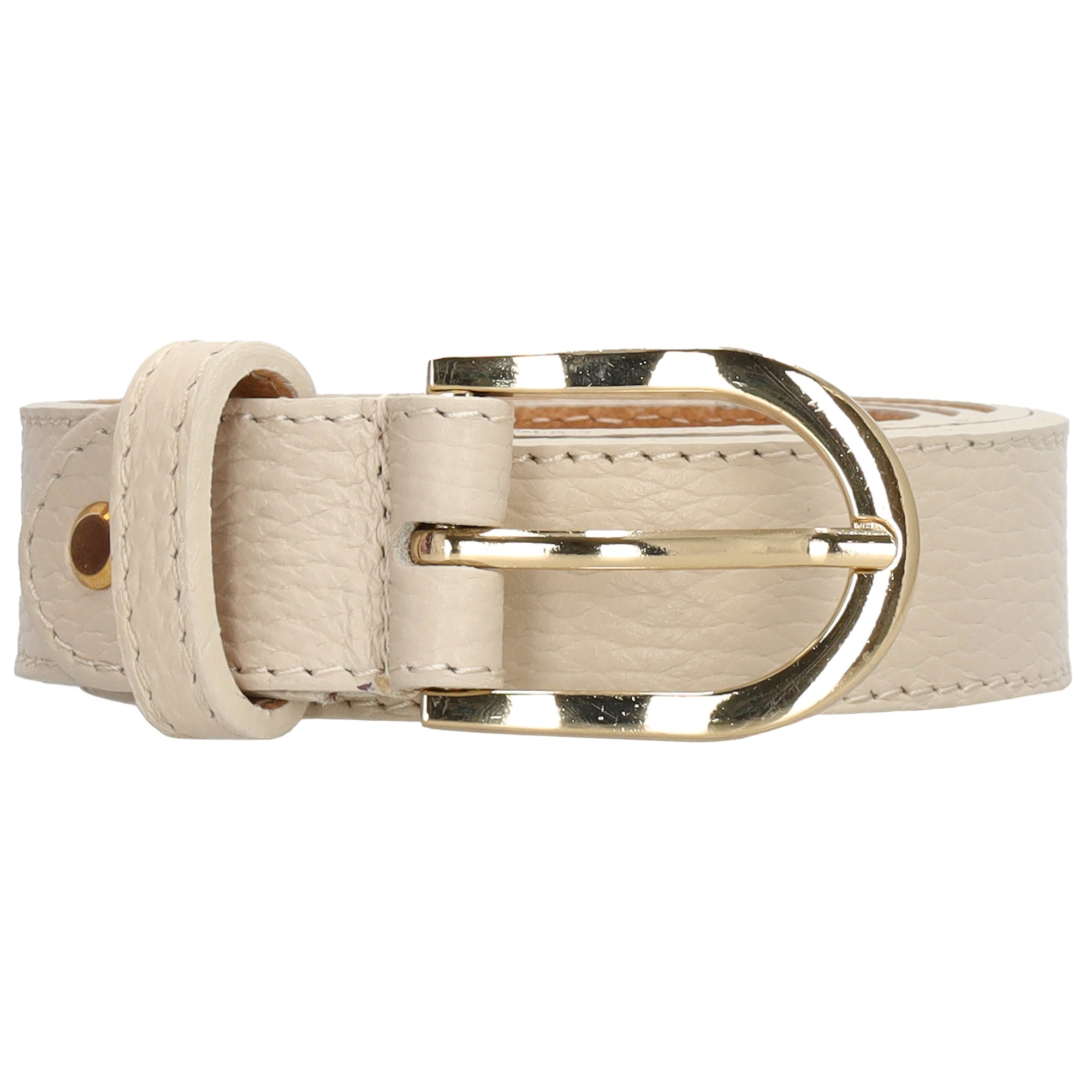 De Charm London Milaan Riem - 043 Beige 105cm (modelnummer 23783043105) is een stijlvolle accessoire voor je garderobe. Deze broekriem past perfect bij casual en formele outfits. Draag hem door de riemlussen van je favoriete broek voor een verfijnde look. Combineer met bijpassende schoenen voor een harmonieuze uitstraling. Perfect voor elke gelegenheid.