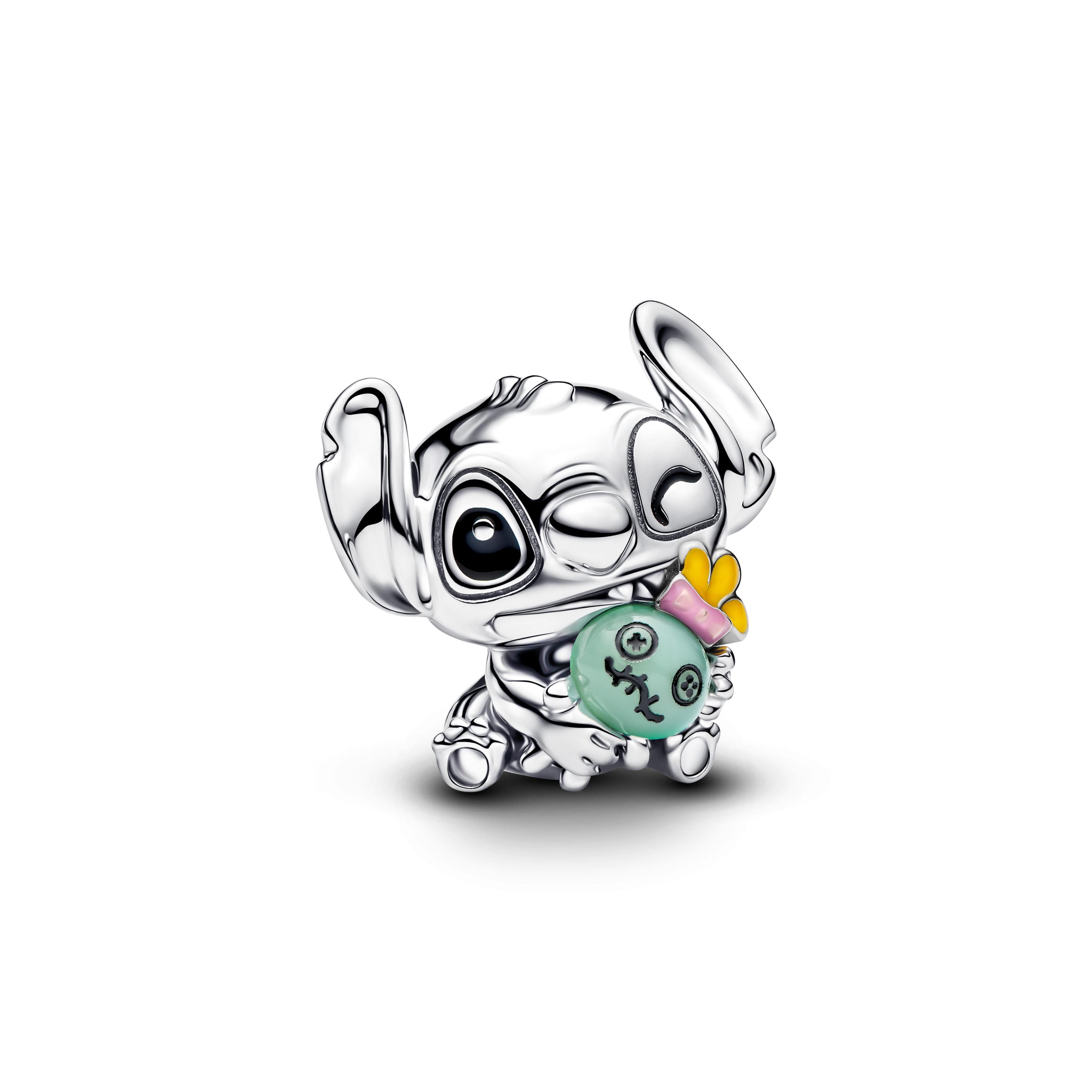 Pandora - Zilveren Disney bedel Stitch met emaille - 794554C01