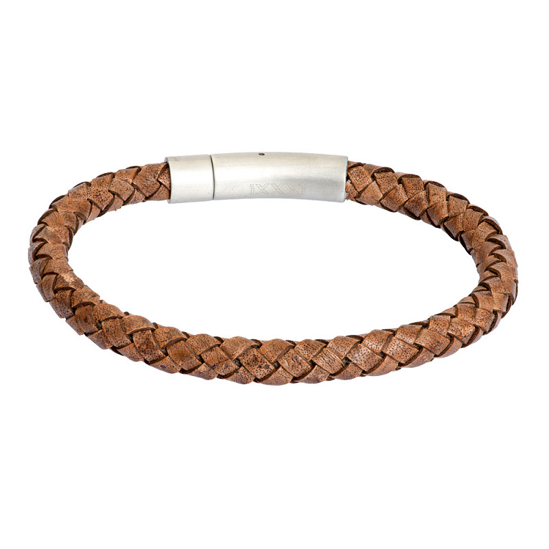 De iXXXi Men armband Ivar is een handgemaakte leren armband. De bracelet bestaat uit een rond gevlochten design met een beige-bruinkleurige, leren band. Armband Ivar is voorzien van een ronde, mat zilverkleurige sluiting gemaakt van stainless steel. De iXXXi heren armband Ivar is verkrijgbaar in de maten 17 t/m 23. Mix en match met verschillende armbanden uit de iXXXi Men collectie en maak zo jouw look compleet!

Gemaakt van duurzaam stainless steel.
Verkleurt niet en geeft niet af op de huid.
Nikkel vrij
Hypo-allergeen