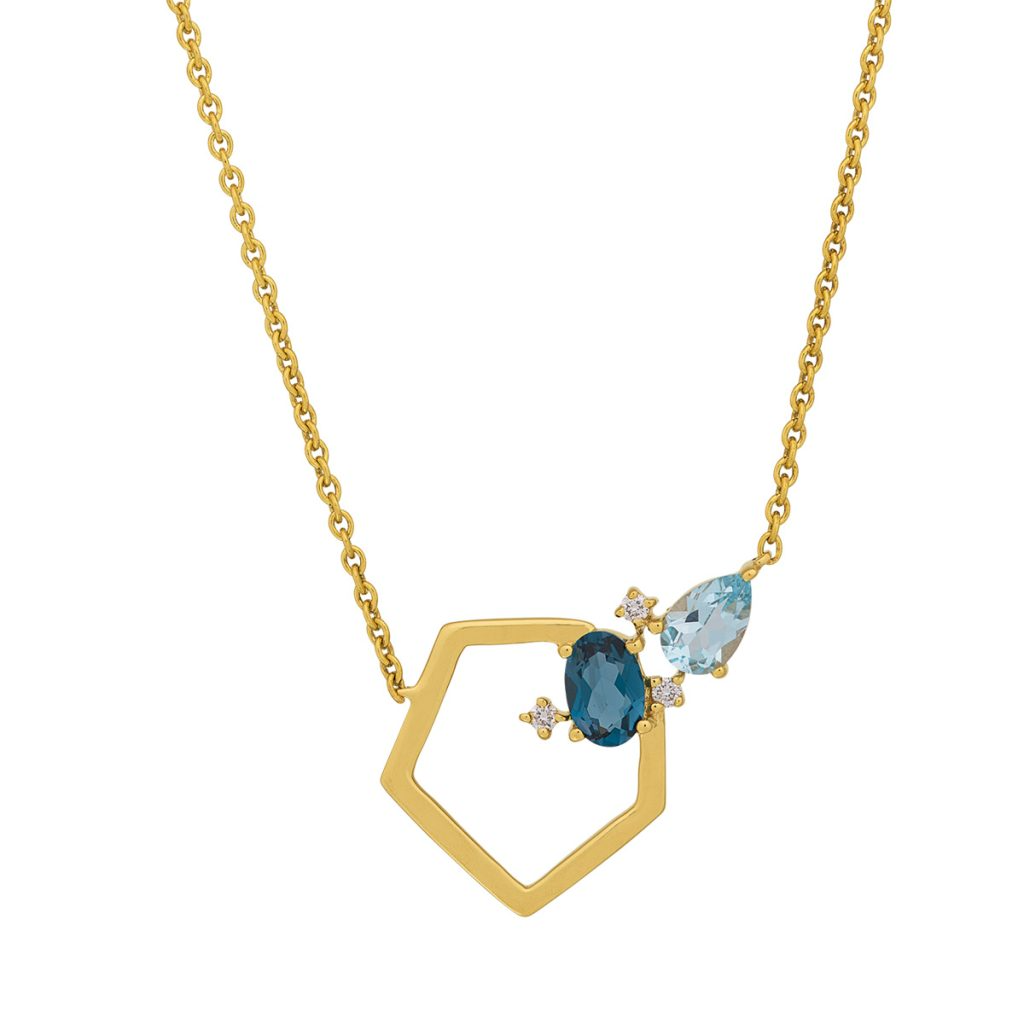 Deze prachtige 14krt collier met hanger combineert elegantie met verfijning. Met een diamant en topaas van 0.05ct straalt deze ketting luxe uit. Modelnummer C2025/10 is perfect voor speciale gelegenheden of dagelijks gebruik. De halsketting van 45 cm valt subtiel maar opvallend rond de hals. Draag deze ketting solo of in laagjes voor een chic effect.