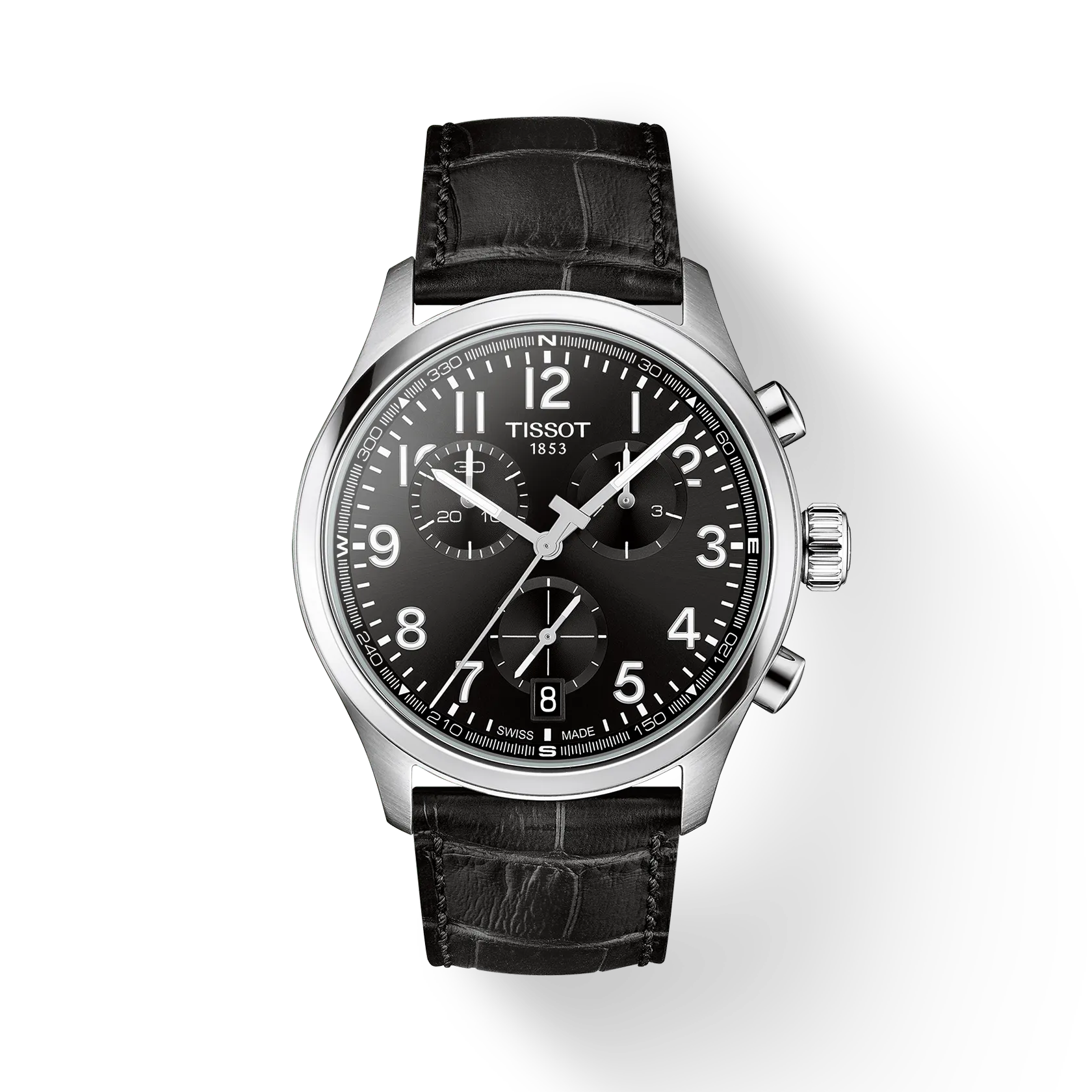 Een sportief herenhorloge met een nauwkeurig quartz chronograaf uurwerk.
Het 42 mm kastformaat en de zwarte wijzerplaat zorgen voor een krachtige, moderne uitstraling.
Afgewerkt met een leren band (quick release) biedt dit horloge een perfecte balans tussen stijl en functionaliteit voor dagelijks gebruik.