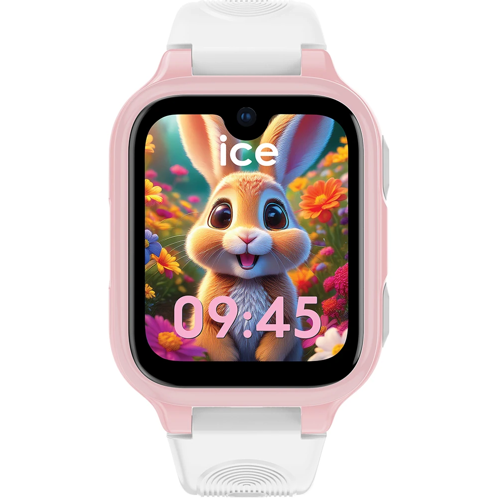 De Smartwatch Ice Watch Kids 4G 2.0 (modelnummer 025270) biedt functies zoals GPS, bellen, videobellen en een stappenteller. Deze kindvriendelijke smartwatch heeft een roze rechthoekige kunststof behuizing en een witte siliconen band. Waterbestendig niveau 1. Ideaal om te dragen tijdens het spelen en dagelijkse activiteiten. Perfecte combinatie van stijl en functionaliteit voor kinderen.