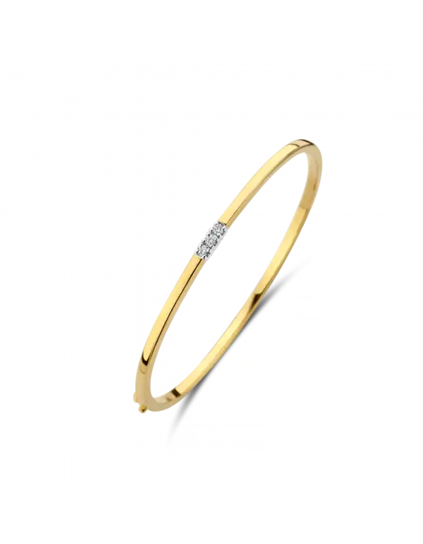 Schitterende MEMOIRE armband met briljant geslepen diamanten. Perfect te combineren met MEMOIRE hangers oorsieraden en ringen.