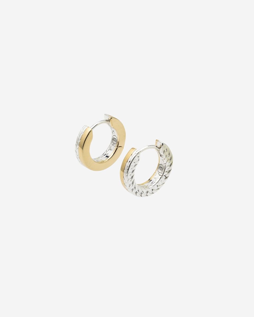 Esther Dual Hoops Set Zilver Verguld 203GV