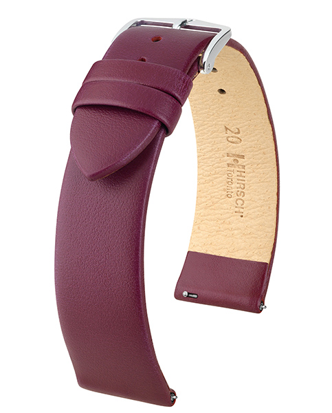 HIRSCH TORONTO M BERRY CALF 16/14MM 03702186-2-16.
De specificaties zijn als volgt:
Bandbreedte: 16