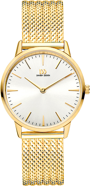 De IV05Q1251 Danish Design Akilia horloge combineert elegantie en functionaliteit. Met een roestvrijstalen ronde kast van 32 mm, goudkleurige milanese band en zilverkleurige wijzerplaat met strepen, biedt het een verfijnde uitstraling. De analoge quartzbeweging en waterbestendigheid tot niveau 3 maken het ideaal voor dagelijks gebruik. Draag het met formele of informele kleding voor een tijdloze look.