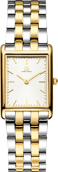 Danish Design horloge met stalen band, Marie bicolor