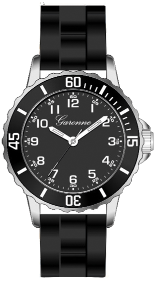 Dit is een horloge van het merk Garonne gemaakt voor jongens.
De specificaties zijn als volgt:
Kastmaat: 30 mm
Bandlengte: 190
Bandbreedte: 14
Waterdichtheid: 5 ATM / 50 Meter / 165 Feet