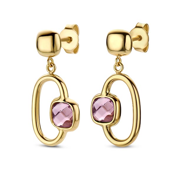 Dit zijn oorbellen van het merk Italo Bottene gemaakt voor dames.