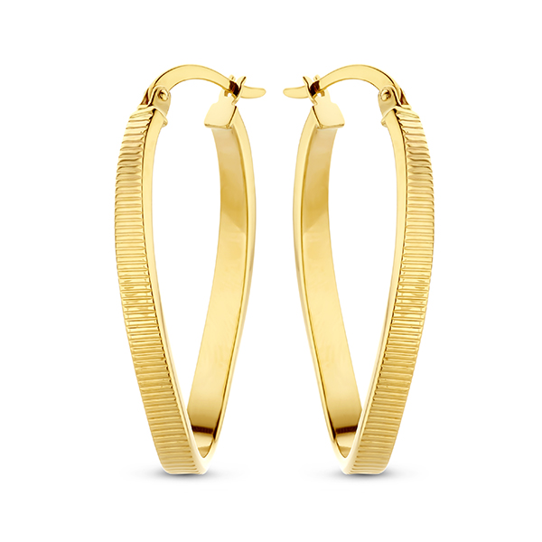 Geelgouden oorringen SWEE10266-Y
