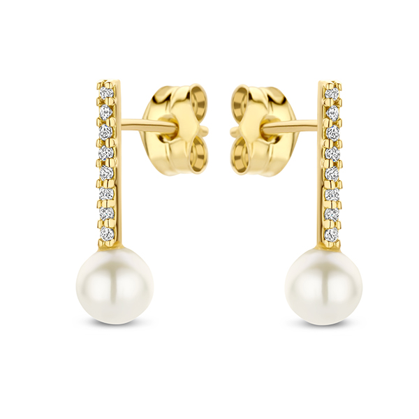 Dit zijn oorbellen van het merk Swing Jewels gemaakt voor dames.