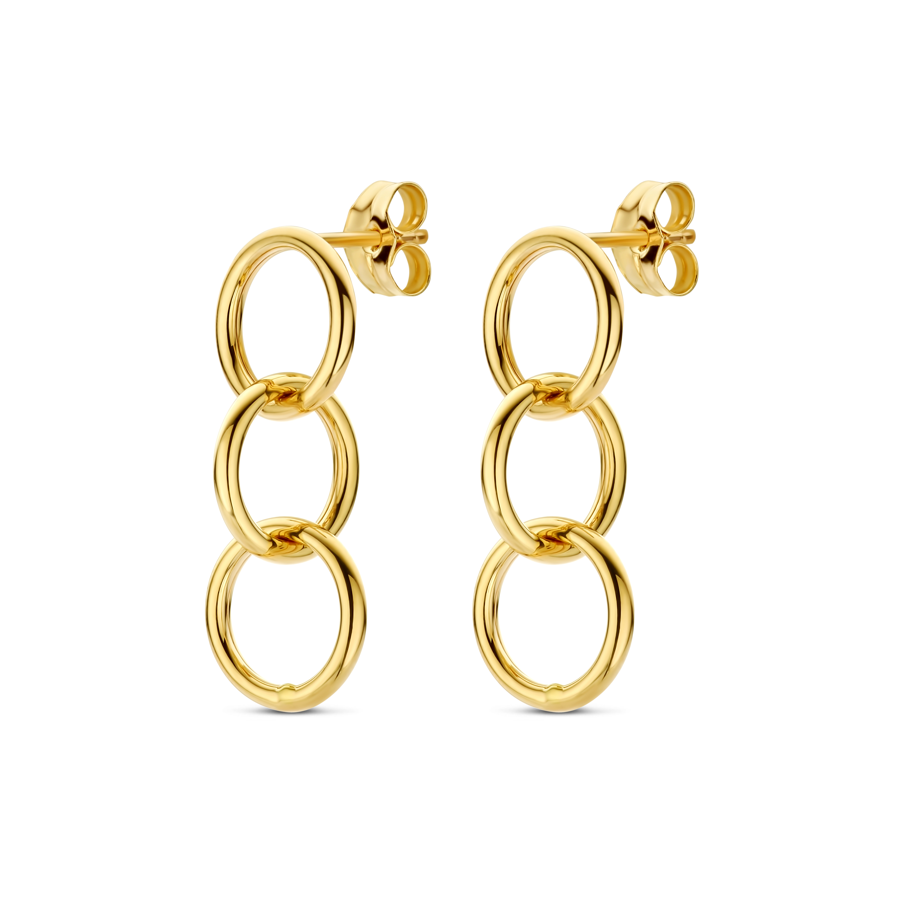 Geelgouden oorstekers SWJE10381-Y