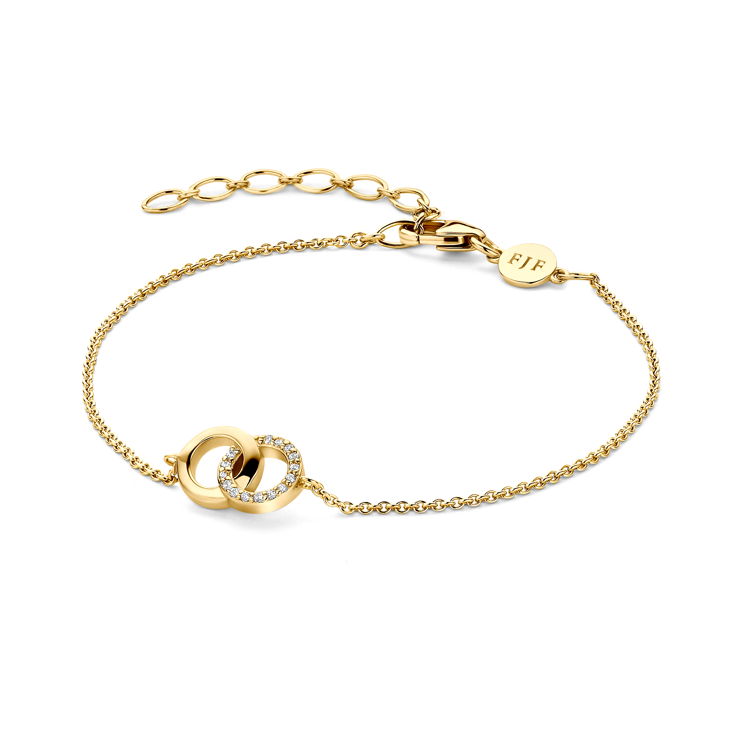 Dit is een armband van het merk FJF Jewellery gemaakt voor dames.