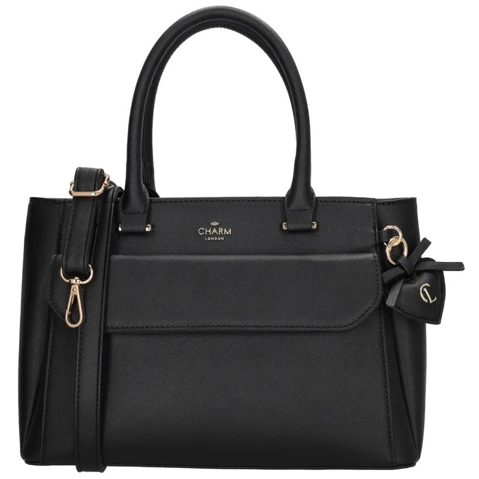 Charm London Cambridge Handtas &ndash; Zwart & Elegant
De Charm London Cambridge handtas in zwart is een stijlvolle en veelzijdige tas voor dagelijks gebruik. Met een compact formaat van 30 x 21 x 12 cm biedt deze tas voldoende ruimte voor je essentials. Gemaakt van hoogwaardig imitatieleder en voorzien van een ritssluiting, combineert deze handtas een luxe uitstraling met praktisch gemak. Dankzij de afneembare en verstelbare schouderband draag je de tas zowel in de hand als over de schouder.
Kenmerken:
Elegante handtas van Charm London
Kleur: zwart (001) met geborsteld gouden details
Gemaakt van duurzaam imitatieleer
Afneembare en verstelbare schouderband
Dubbel handvat en lange schouderband
Met handig telefoonvak
Ideaal voor dagelijks gebruik of een avondje uit
