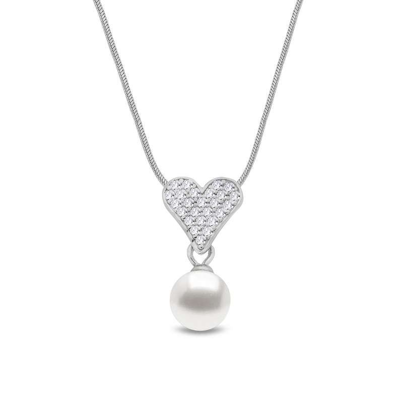 Spark Tender NCM58188W Collier met Hartje en Parel 