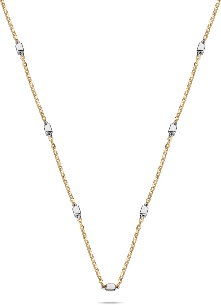 De Monzario 14 Karaats BI-Color collier, modelnummer 1188-C BIC 45CM, is een elegante ketting gemaakt van hoogwaardig goud met een lengte van 45 cm. Deze halsketting combineert prachtig geel- en witgoud, waardoor het een veelzijdige keuze is voor elke gelegenheid. Draag het solo voor een verfijnde look of combineer het met andere sieraden voor extra flair.