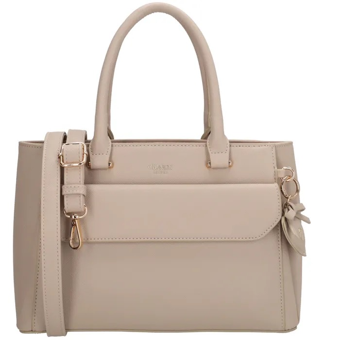Charm London Cambridge Handtas &ndash; Lichttaupe & Elegant
De Charm London Cambridge handtas in lichttaupe combineert stijl en functionaliteit. Met een compact formaat van 30 x 21 x 12 cm biedt deze tas voldoende ruimte voor al je essentials. Gemaakt van hoogwaardig imitatieleder en voorzien van een ritssluiting, straalt deze handtas luxe uit terwijl hij praktisch blijft. De afneembare en verstelbare schouderband maakt dragen in de hand of over de schouder eenvoudig en comfortabel.
Kenmerken:
Stijlvolle handtas van Charm London
Kleur: lichttaupe (117) met geborsteld gouden details
Gemaakt van duurzaam imitatieleder
Afneembare en verstelbare schouderband
Dubbel handvat en lange schouderband
Met handig telefoonvak
Ideaal voor dagelijks gebruik of een avondje uit