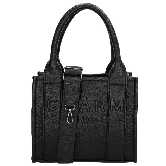 Charm London Bond Handtas &ndash; Zwart & Tijdloos
De Charm London Bond handtas in zwart is een stijlvolle en praktische tas voor dagelijks gebruik. Met een compact formaat van 26 x 21 x 13 cm biedt deze tas voldoende ruimte voor je belangrijkste spullen. Gemaakt van hoogwaardig imitatieleder en voorzien van een ritssluiting, combineert deze handtas een luxe uitstraling met gebruiksgemak. Dankzij de afneembare en verstelbare schouderband draag je de tas zowel in de hand als comfortabel over de schouder.
Kenmerken:
Stijlvolle handtas van Charm London
Kleur: zwart (001) met gun metal details
Gemaakt van duurzaam imitatieleer
Afneembare en verstelbare schouderband
Compact en praktisch formaat
Met handig telefoonvak
Ideaal voor dagelijks gebruik of een avondje uit