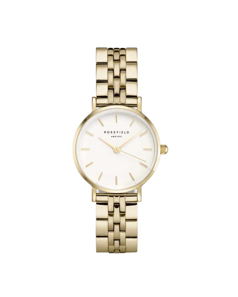 The Small Edit collectie is een klassiek horloge in een modern jasje. Met een kast van 26mm is dit Rosefield's meest verfijnde ontwerp. Shop dit horloge met een roestvrij stalen of leren horlogeband. Wat past bij jou?