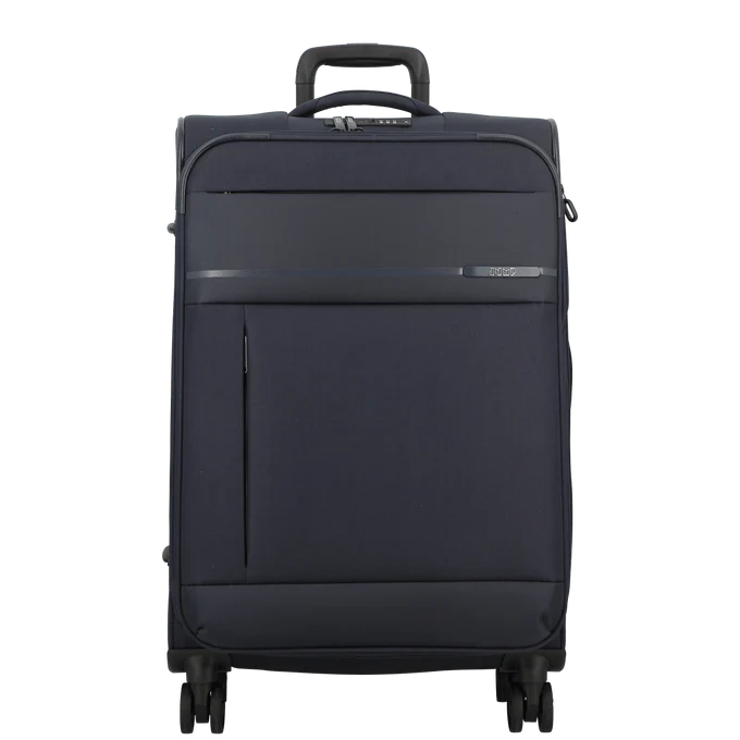 Kies voor comfort en stijl met deze lichtgewicht middelgrote koffer, perfect voor reizen van een week of langer. Met afmetingen van 67x43x26/32 cm en een ruime inhoud tot 80 liter biedt deze koffer voldoende opbergruimte zonder log aan te voelen. Dankzij het stevige maar lichte ontwerp (3,4 kg) reis je moeiteloos, of je nu een stedentrip maakt of de natuur in trekt. Gemaakt van duurzaam polyester, is deze koffer ontworpen voor intensief gebruik en langdurige kwaliteit. Ideaal voor wie op zoek is naar een praktische, ruime en betrouwbare reiskoffer.