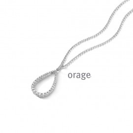 Ketting met hanger in zilver van het merk Orage 